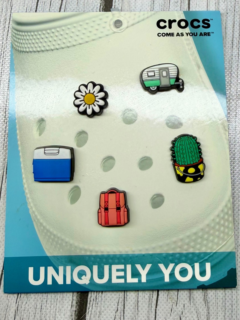 BRAND NEW Genuine Crocs Jibbitz Camper Trail 5-pack